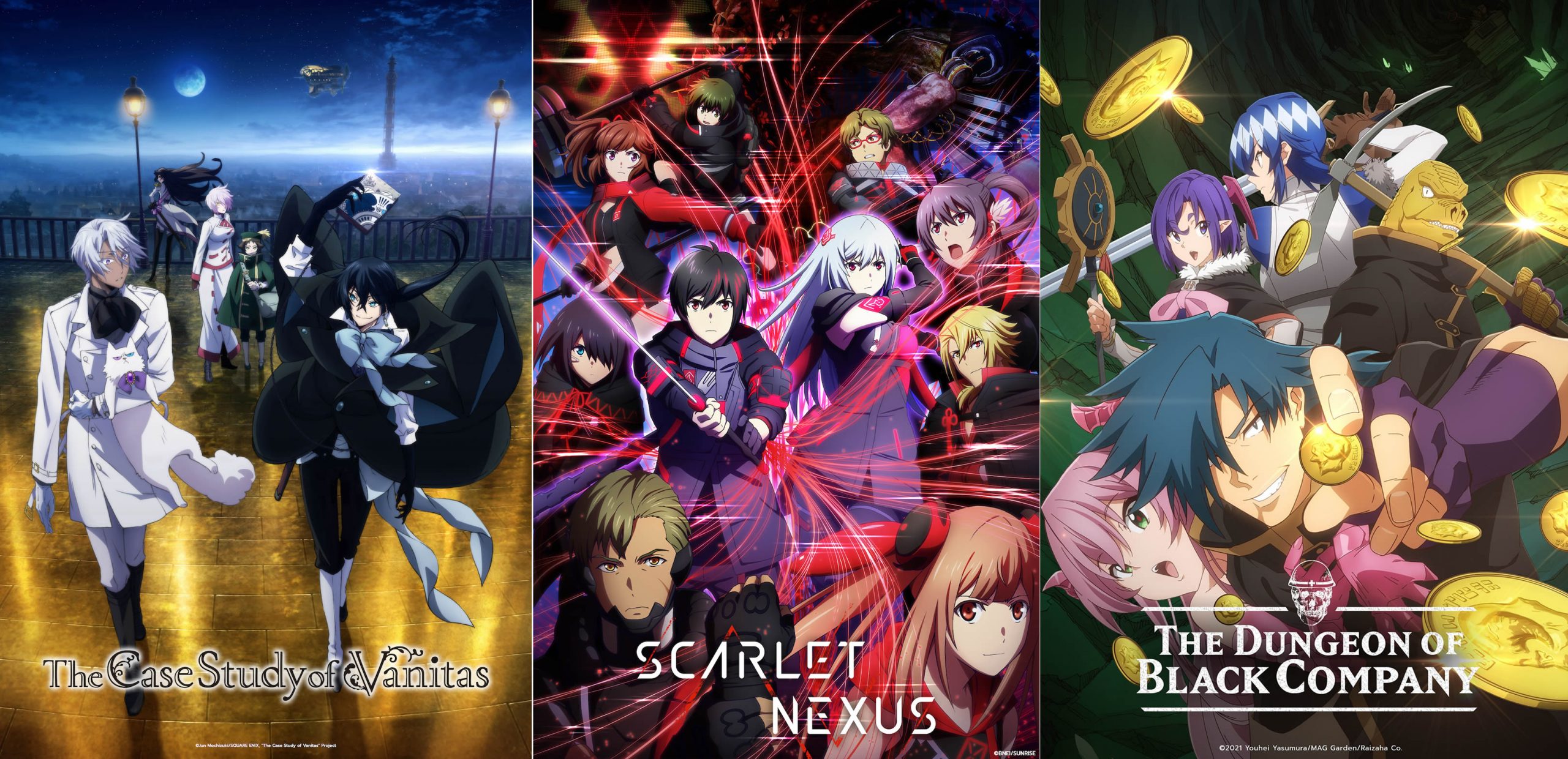 Vanitas', 'Scarlet Nexus' e mais dublagens pela Funimation