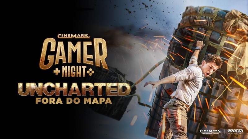 Cinemark Gamer Night exibirá Uncharted - Fora do Mapa em primeira
