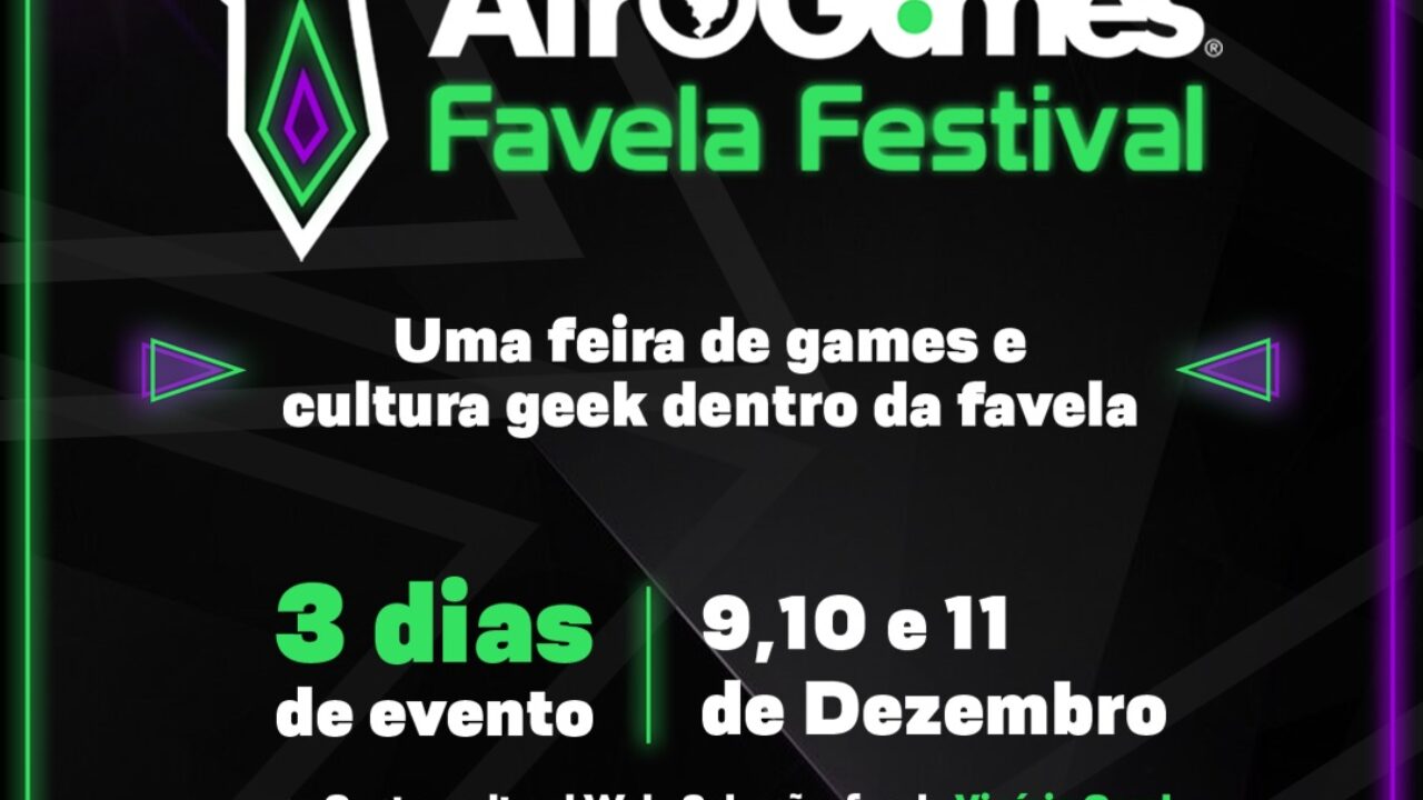 AfroGames anuncia a 1ª edição do Favela Festival