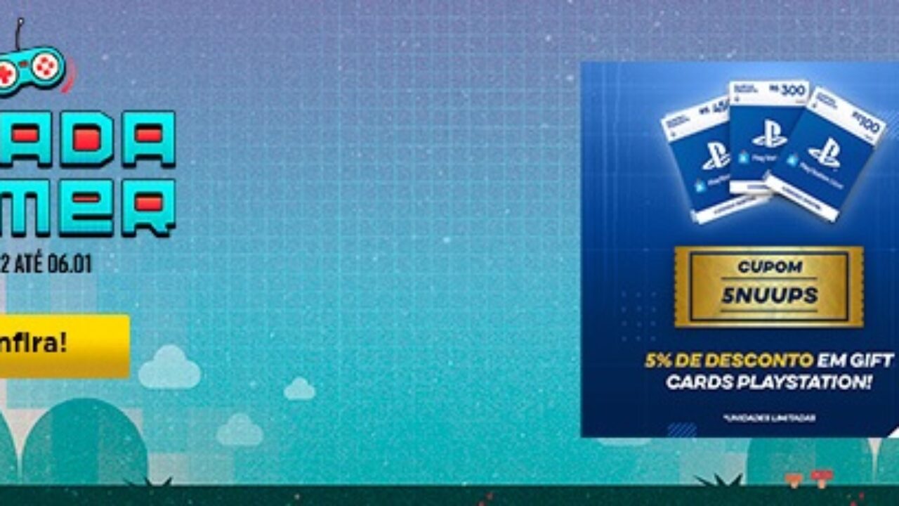 Nuuvem.com on X: A Temporada de Play traz descontos especiais para você 💙  Garanta o seu Gift Card PlayStation na Nuuvem, parcelando em até 4x SEM  JUROS, e assine um plano de
