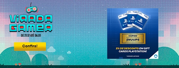 Nuuvem.com on X: A Temporada de Play traz descontos especiais para você 💙  Garanta o seu Gift Card PlayStation na Nuuvem, parcelando em até 4x SEM  JUROS, e assine um plano de