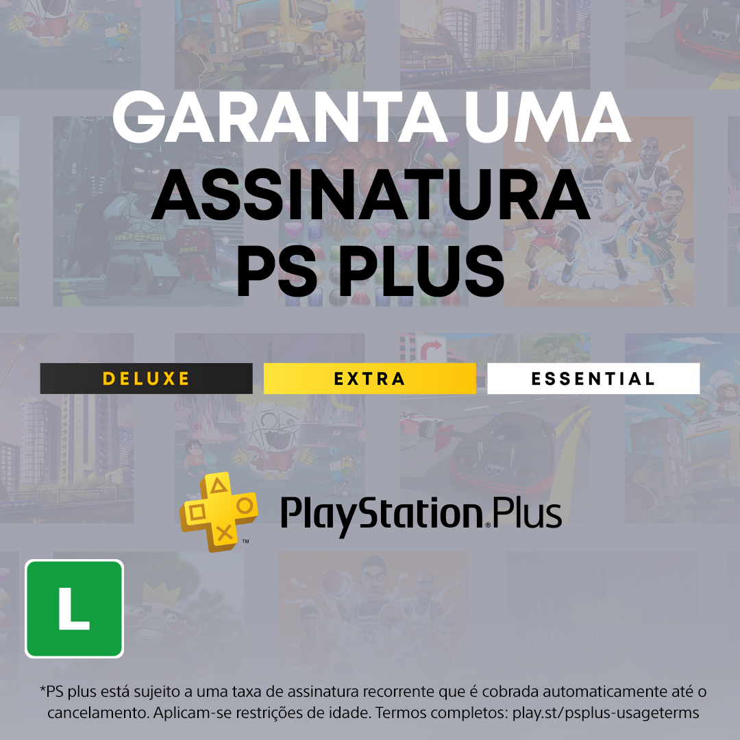 Promoção Playstation Plus!