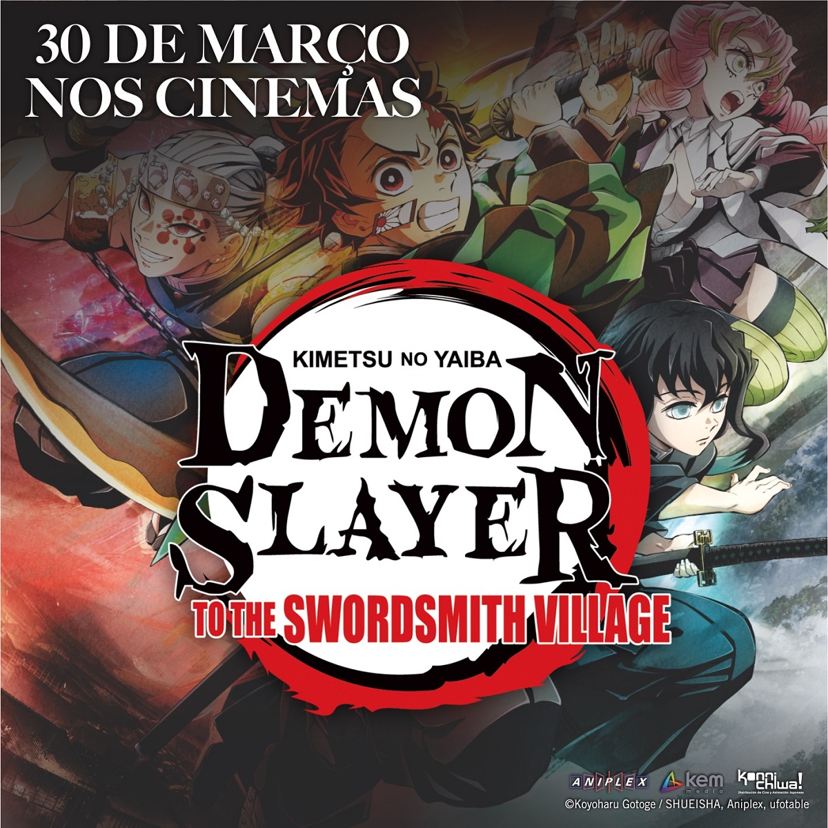 Demon Slayer: To the Swordsmith Village estreia nos cinemas no dia