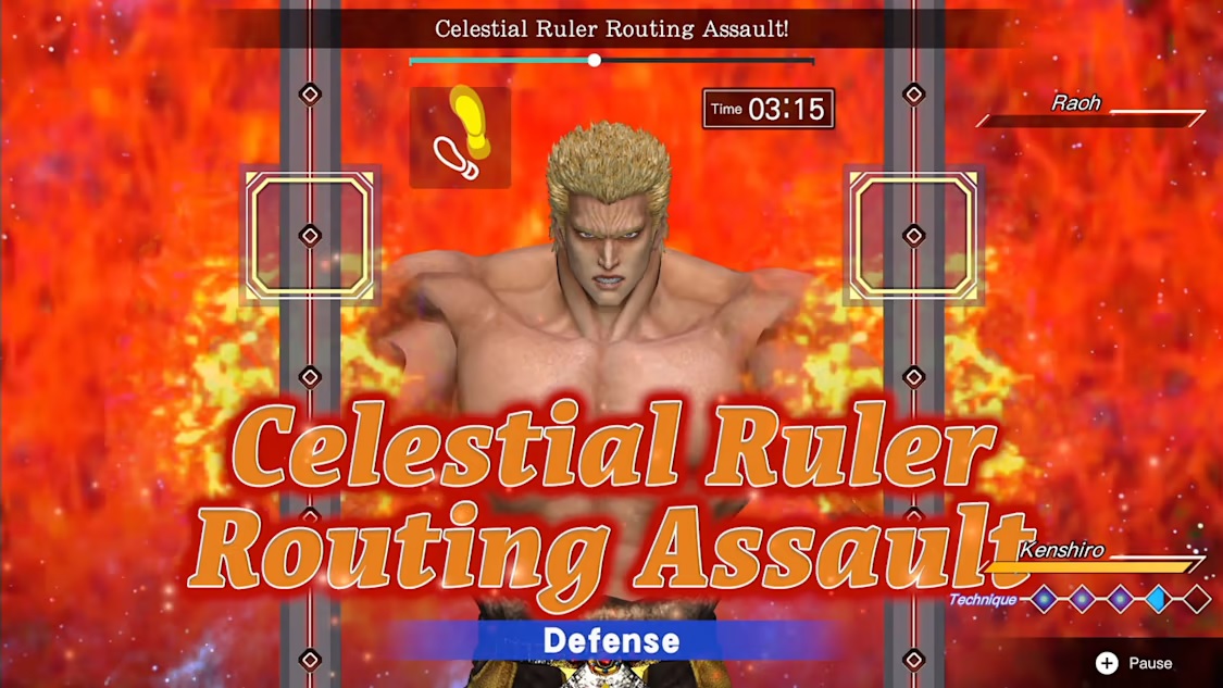 Especiais na gameplay de Fitness Boxing Fist of the North Star