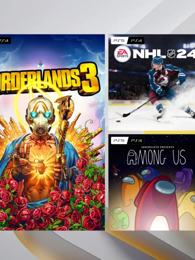 Aproveite Borderlands 3, NHL 24 e Among Us grátis na PS Plus de Julho!