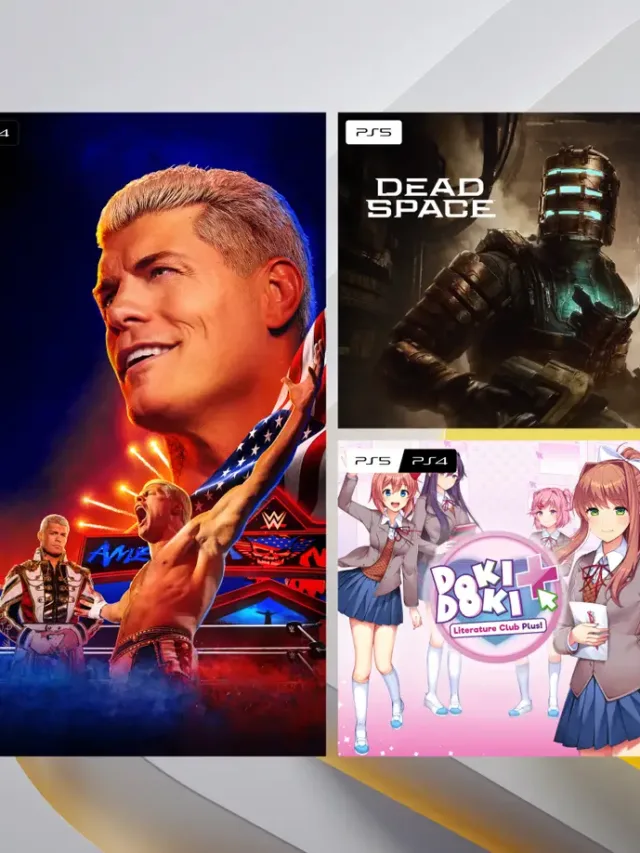 WWE 2K, Dead Space e Doki Doki Literature Club Plus chegam na PS Plus!