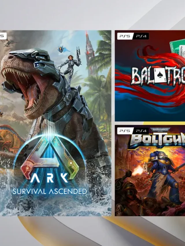 PS Plus: Ark, Balatro e Warhammer 40,000 gratuitos para os assinantes!
