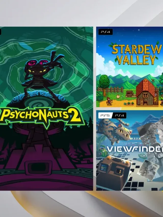 PS Plus: Psychonauts 2, Stardew Valley e Viewfinder grátis em Setembro