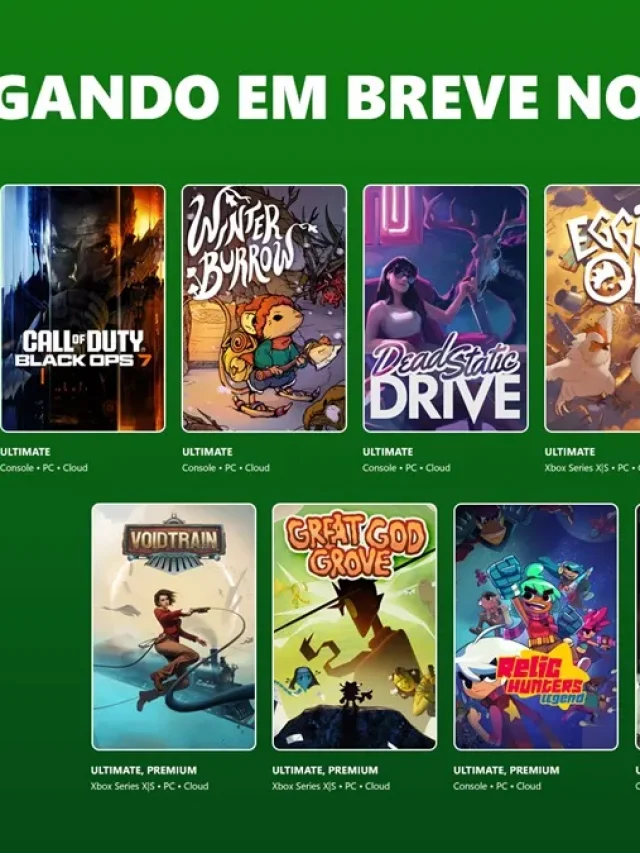 Xbox Game Pass: CoD: Black Ops 7, Relic Hunters Legend e mais chegando